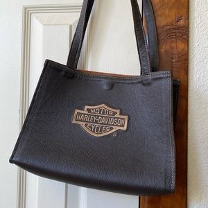 Harley-Davidson leather shoulder bag